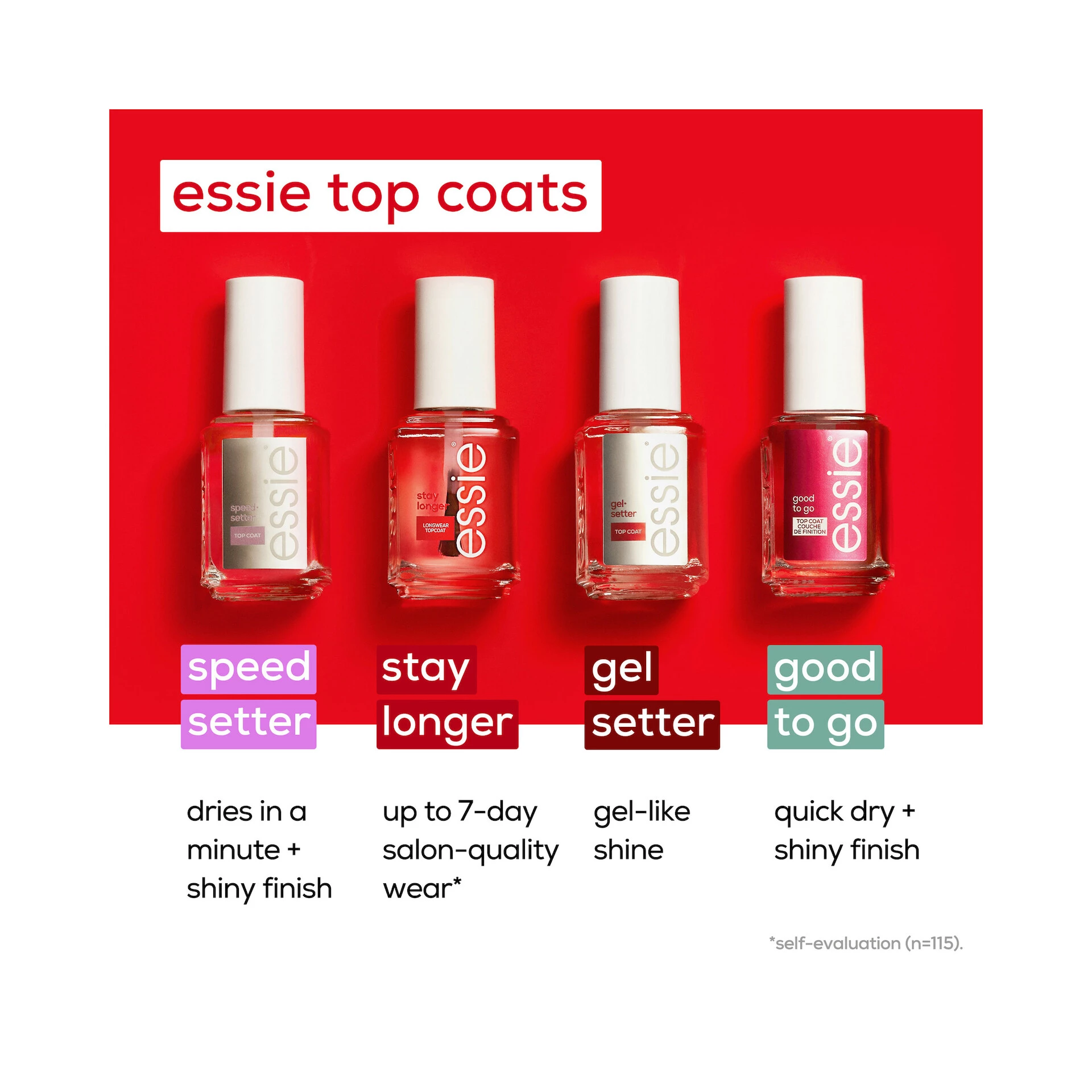Stay Longer hosszú távú fedőlakk - Essie