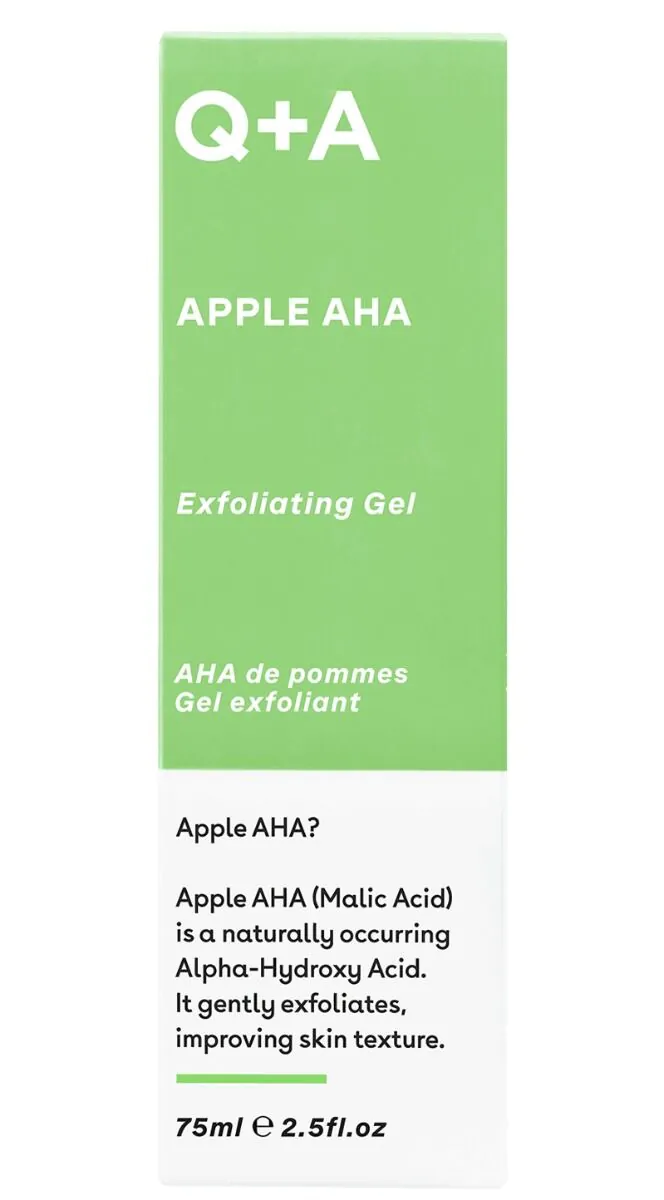 Q+A Apple AHA - Żel eksfoliujący z jabłkowym kwasem AHA 75ml