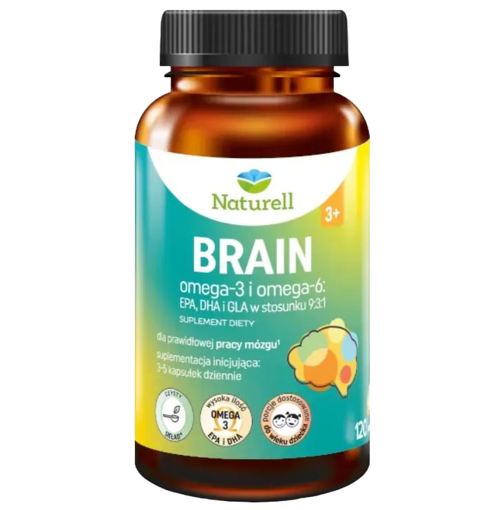 Naturell Brain, 120 kapsułek