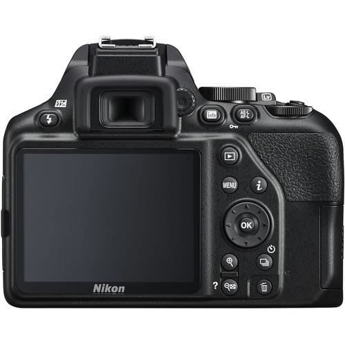 Câmera DSLR NIKON D3500 - Sensor CMOS de 24,2 megapixels - Full HD - Preta