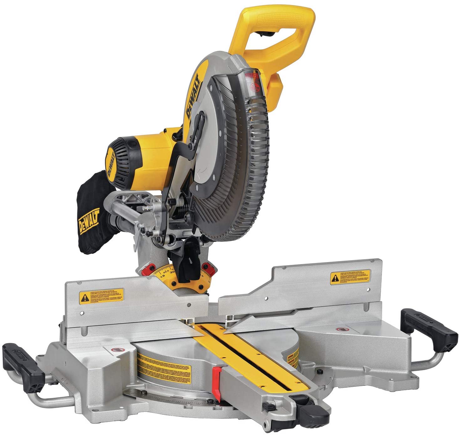 DEWALT DWS780 12-tommers dobbeltfaset gjærsag (DWS780), svart