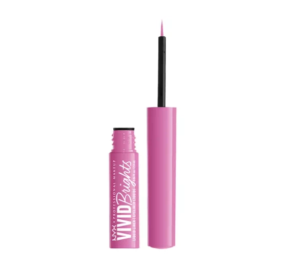 NYX Professional Makeup Vivid Brights eyeliner w płynie 08 Don't Pink Twice 2 ml