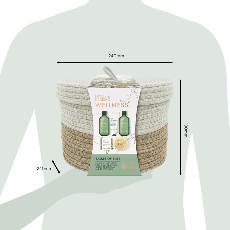 „Baylis & Harding Wellness“. Energizuojantis dovanų rinkinys su imbiero, laimo ir baziliko lapelių aliejumi.