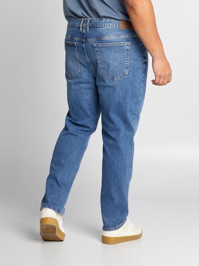 Calça jeans slim de 5 bolsos - L32 - AZUL