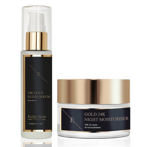 Eclat Skin London Elixir Serum 24k Gold + Crema antirughe