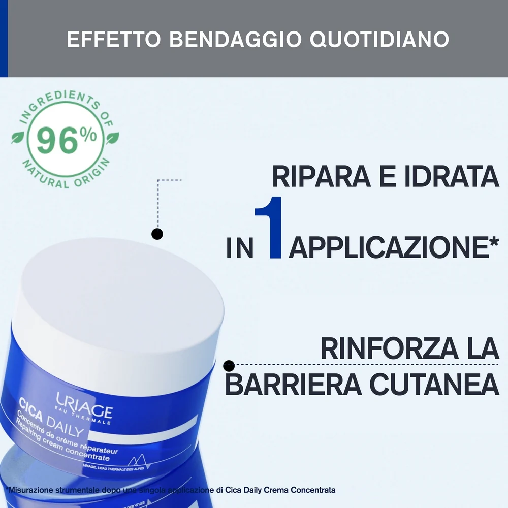 CICA DAILY Crema Concentrata Riparatrice - Trattamento Riparatore, Tratt.viso 24 ore idratante