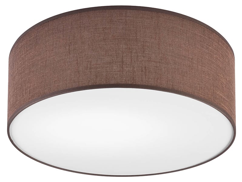 Lampa sufitowa Vivian tkaninowa brązowa