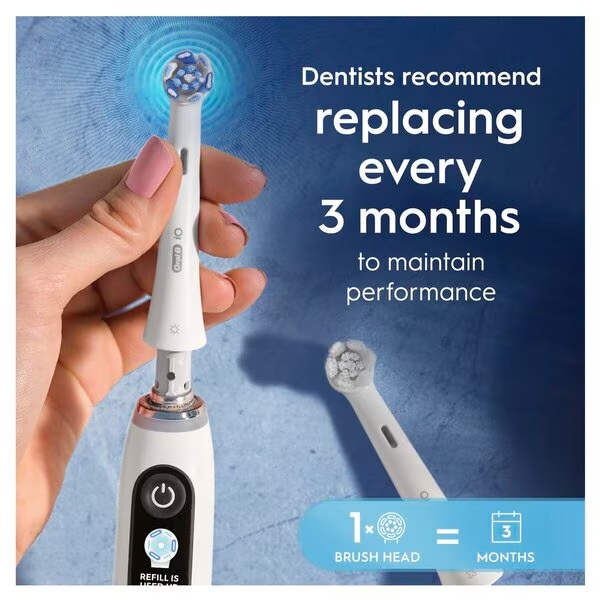 Oral-B iO Ultimate Clean Opzetborstels<br>wit, 4 št.