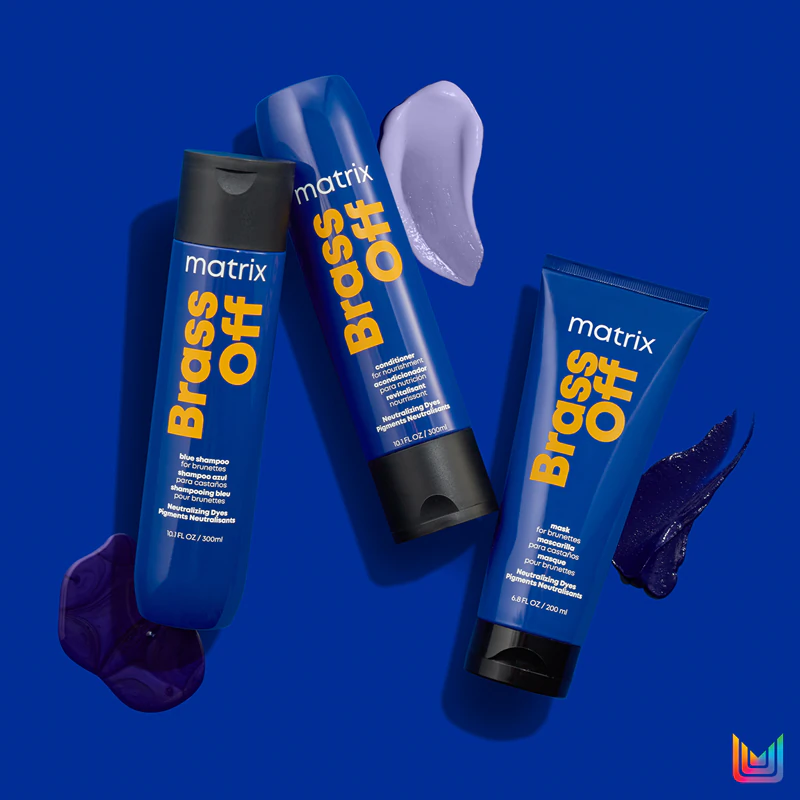 Matrix Brass Off shampoo neutraliseert rode tinten.