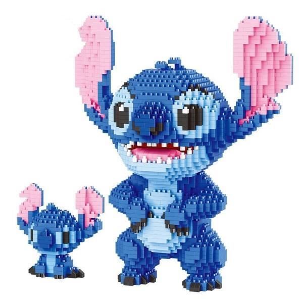 Disneys Stitch Blocs de construction miniatures DIY Modèle 3D de dessin animé mignon