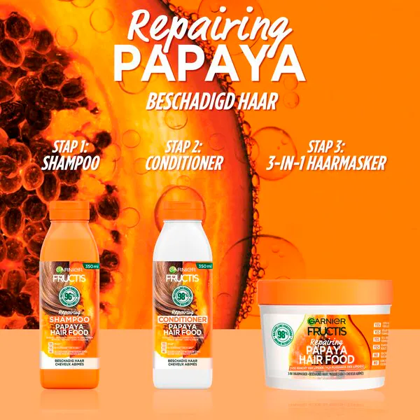 Garnier Fructis Papaya Haarnahrungsshampoo<br>350ml