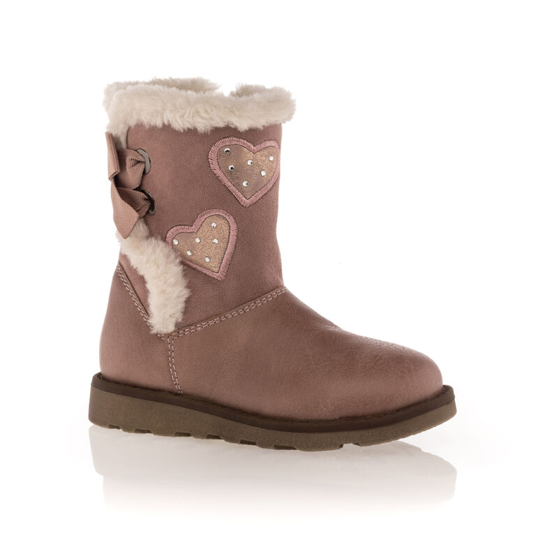 Botas rosas para niña