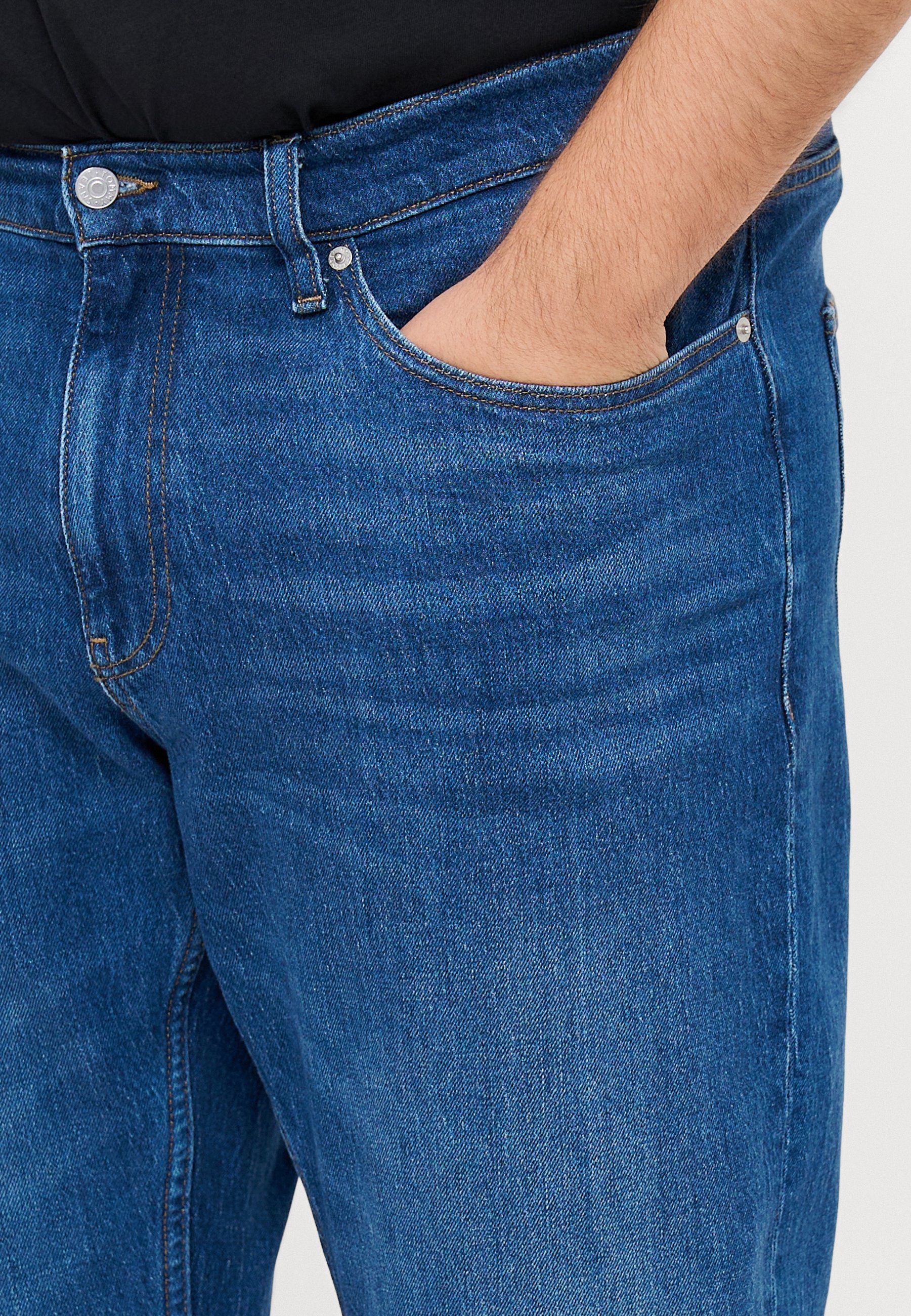 Tommy Jeans RYAN SLIM PLUS - Slim fit jeans - donker denim