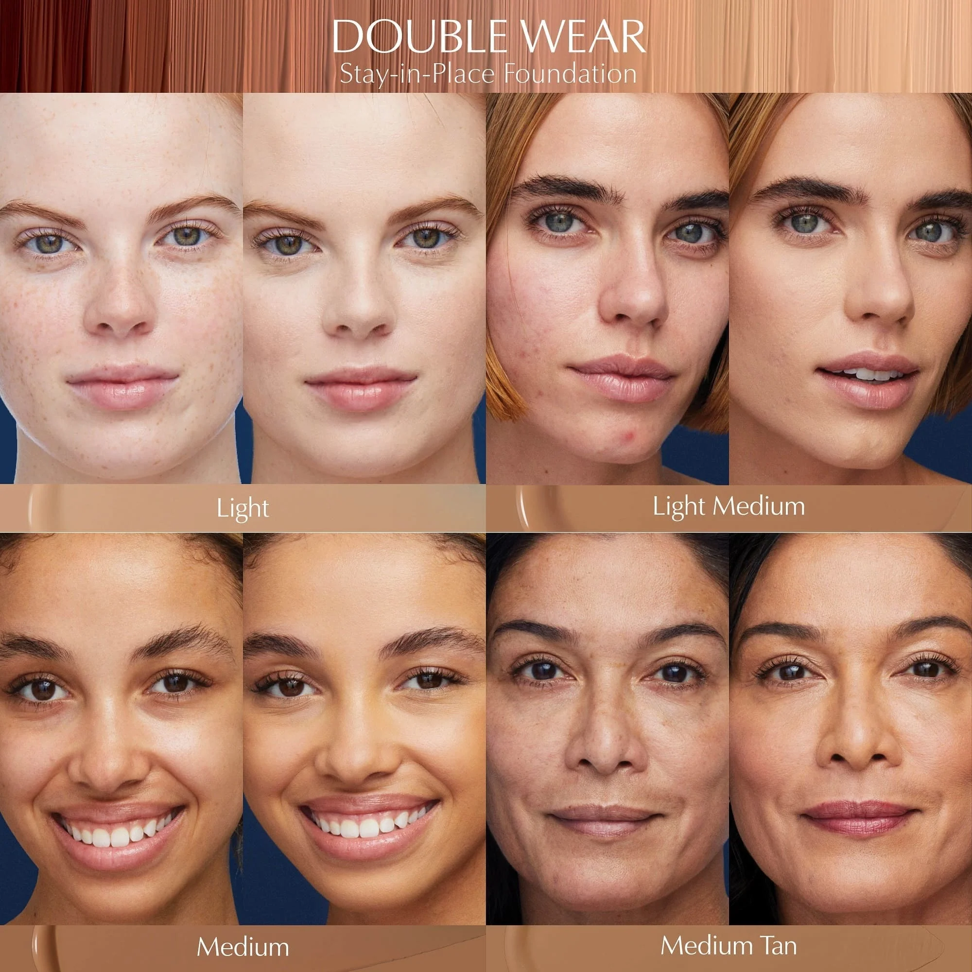Fondotinta Double Wear Stay-in-Place Makeup SPF10 - Fondotinta liquido