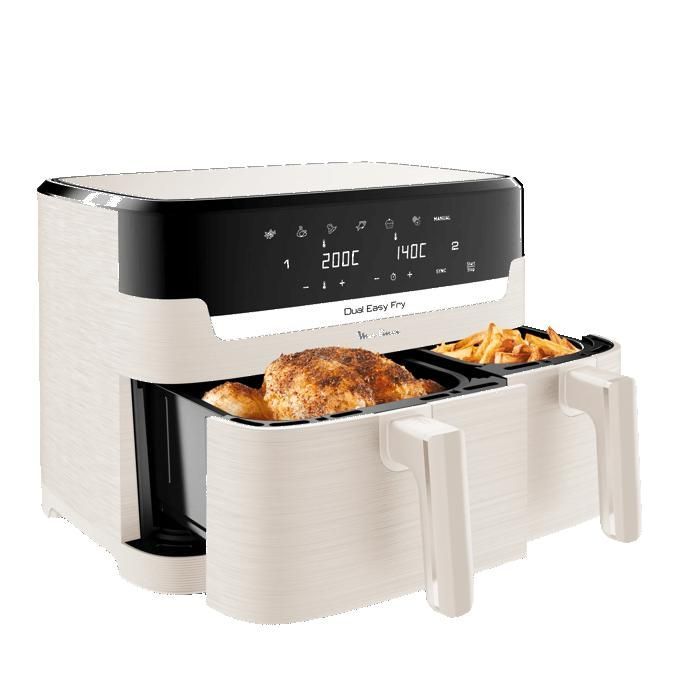MOULINEX EASY FRY DUAL 8L IVORY COLLECTION EZ901AF0
