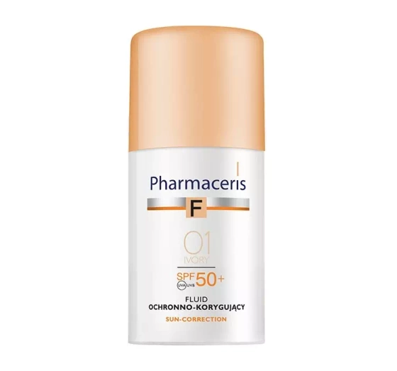 Pharmaceris F Sun Correction fluid ochronno-korygujący SPF50  01 Ivory 30 ml