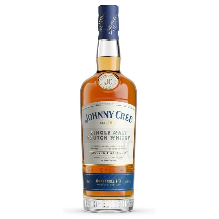 Johnny Cree - Single Malt de las Tierras Bajas - Whisky - 40,0% Vol. - 70 cl
