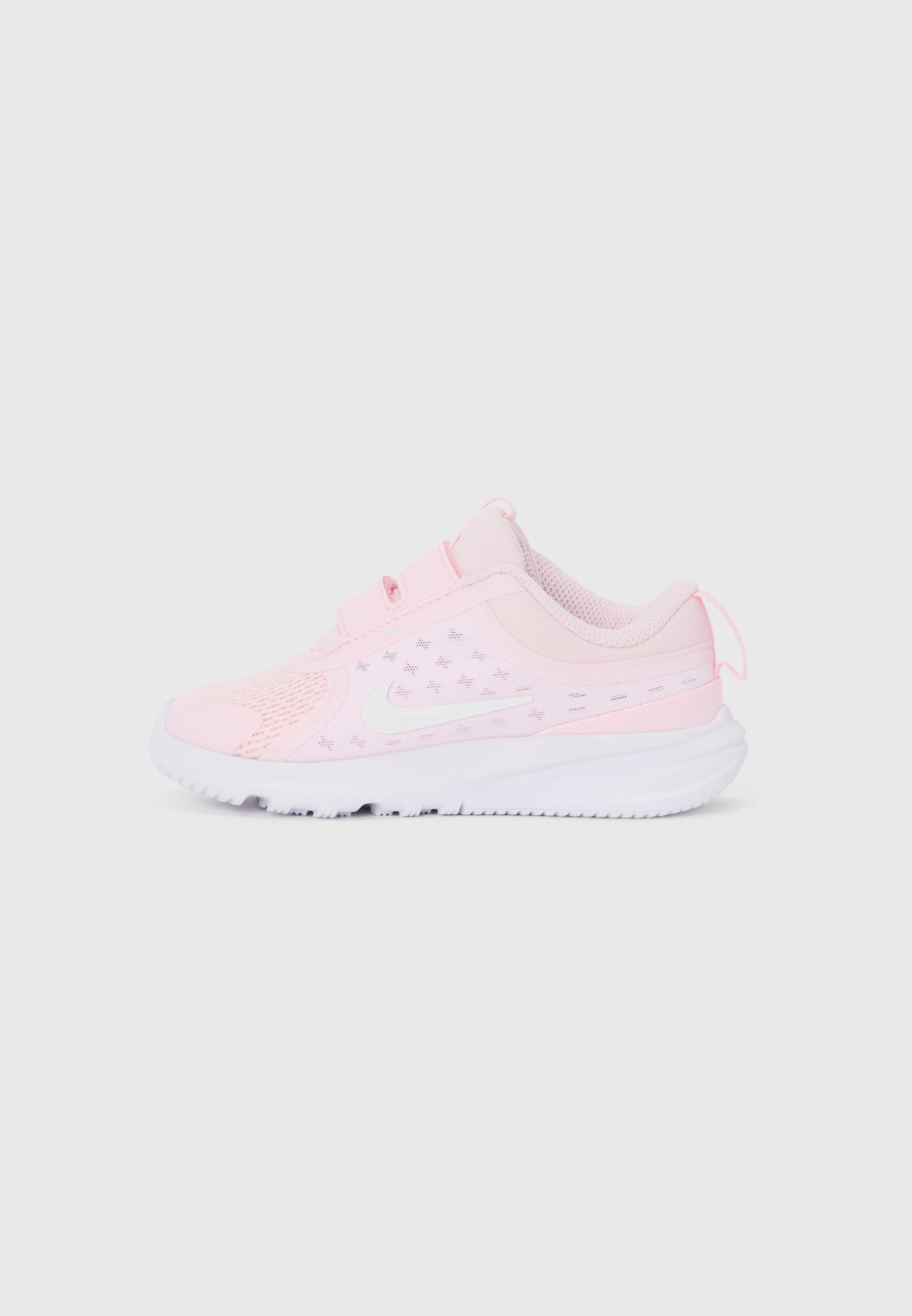 Nike Performance STAR RUNNER 5 UNISEX - Road running shoes - pink foam/white/pure platinum-coloured