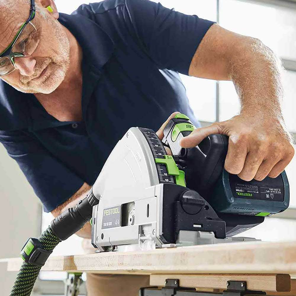 Fierăstrău circular cu imersie fără perii FESTOOL 18V 160mm TSC 55K Basic 576712