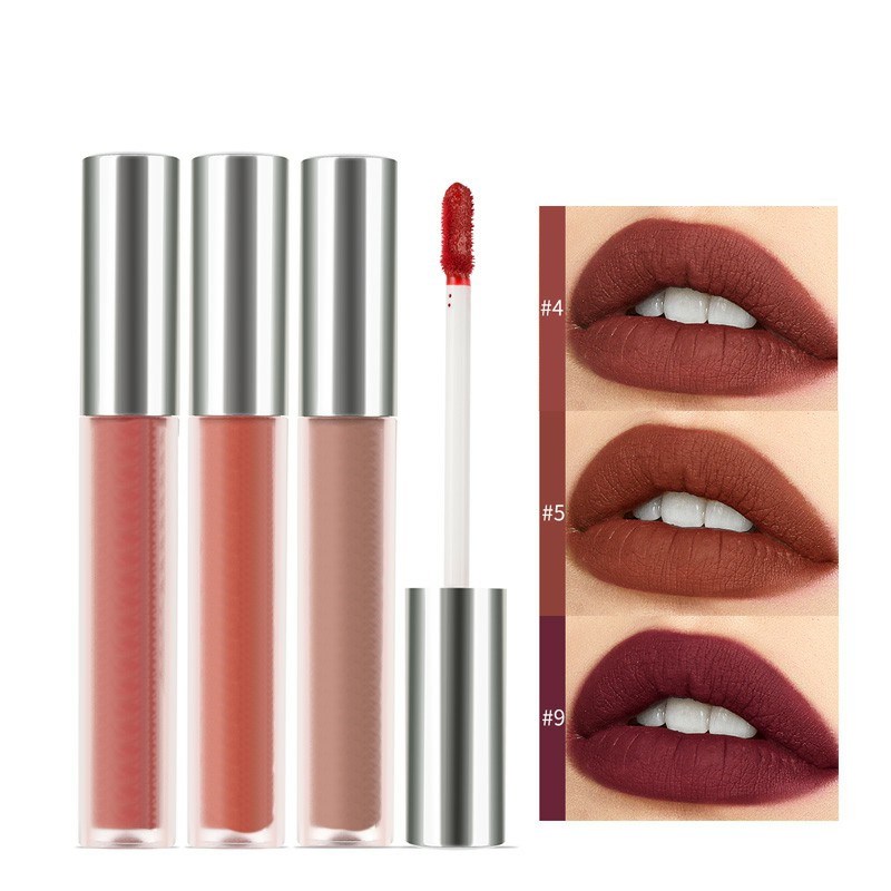 Labial líquido mate aterciopelado de alta calidad, tinte labial sexy, pigmentado, resistente al agua, de larga duración, maquillaje natural y ligero.