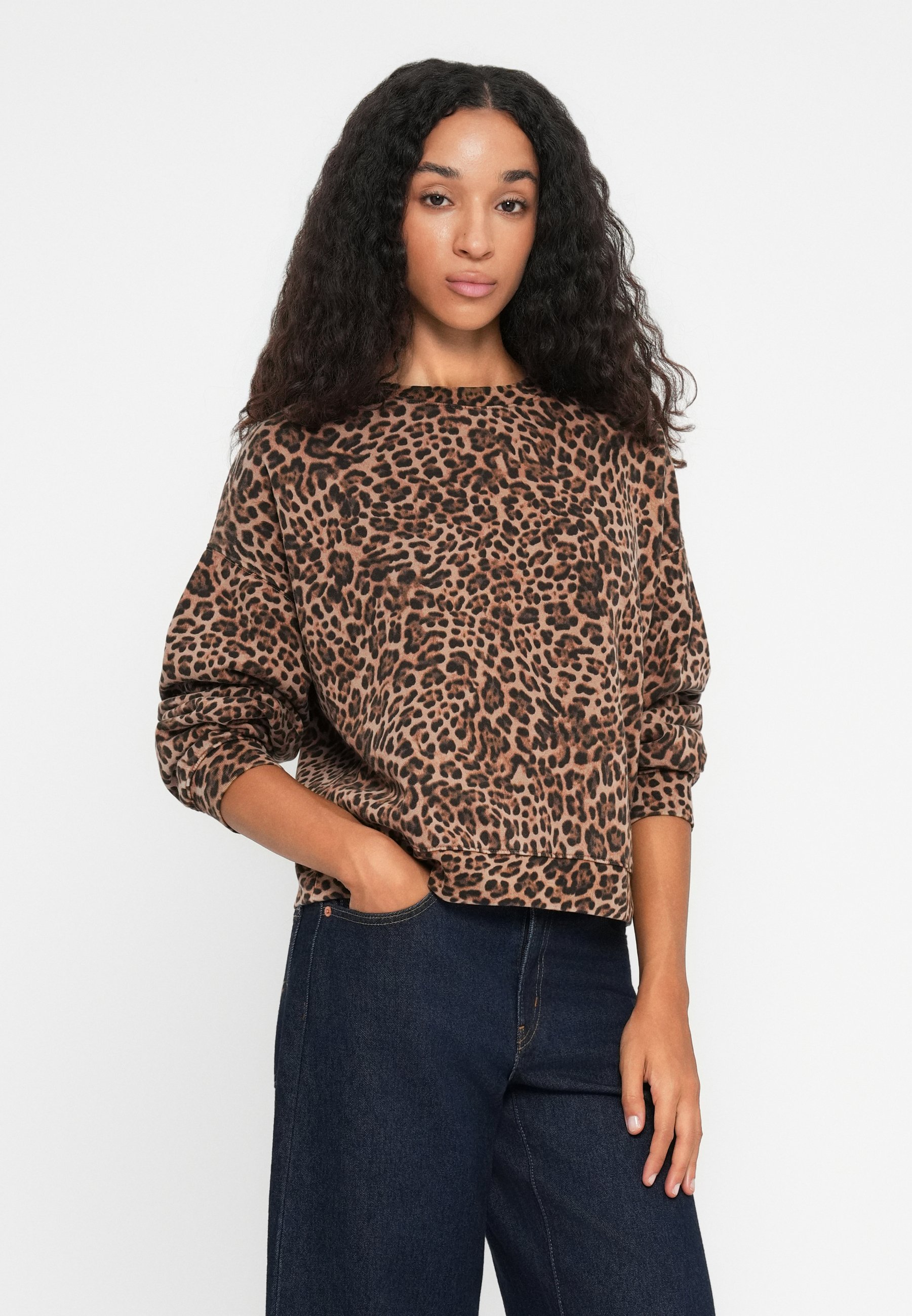 GAP WEDGE SAILED CREW - Sweatshirt - braun