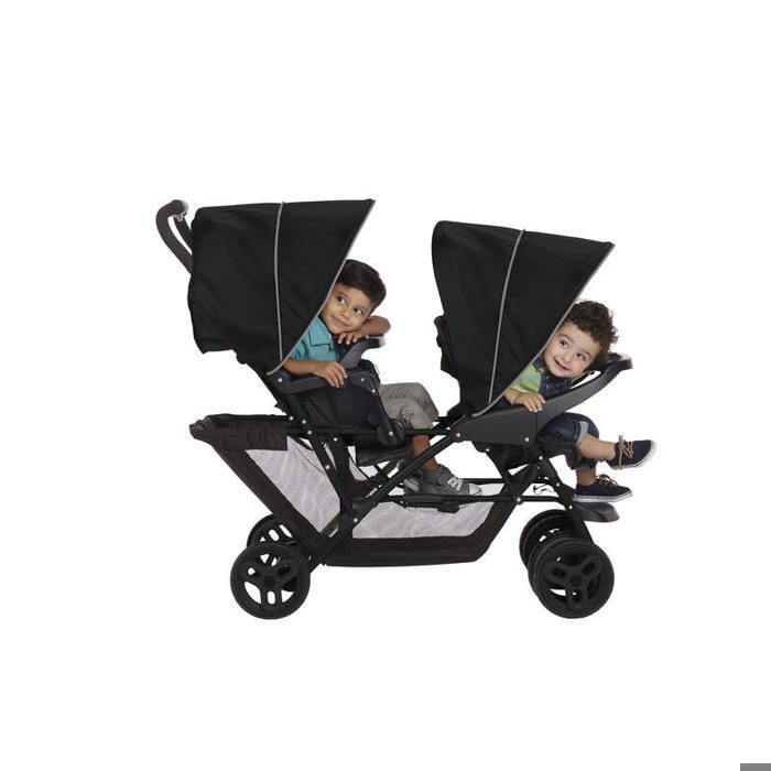 GRACO - Stadium Duo Dubbele Kinderwagen Zwart en Grijs