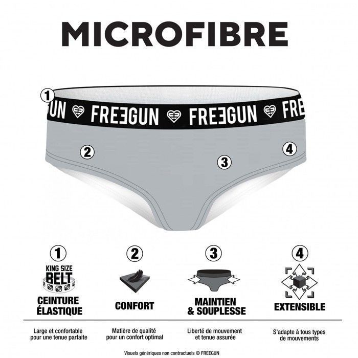 Freegun Surprise Microfiber Panties, 5-Pack for Girls