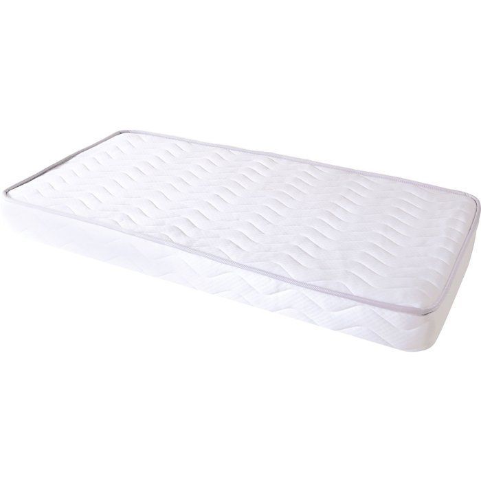 Materasso TINEO a temperatura controllata 60x120x10cm - Materasso per neonati - Climatizzato - 1 lato estivo - 1 lato invernale - Non trattato - Prodotto in Francia