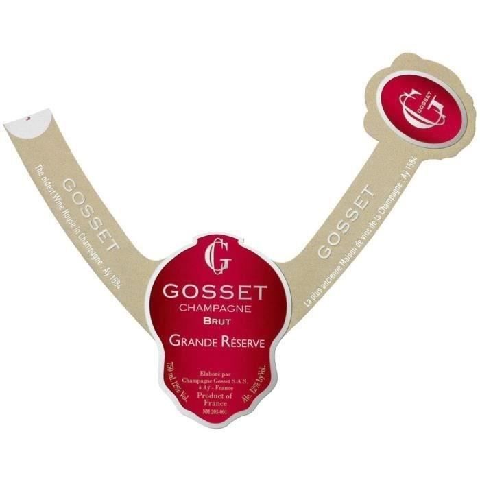 Gosset Grande Réserve Brut Champagne - 75 cl