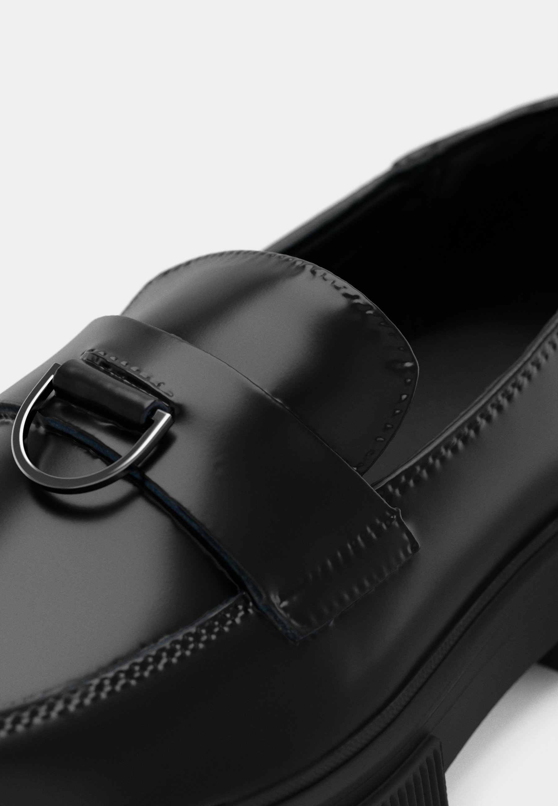 Zign LEATHER - Instappers - zwart