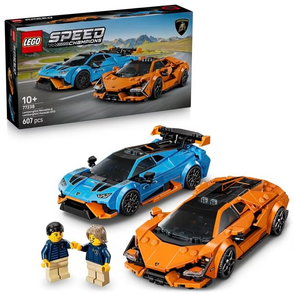 LEGO Speed Champions 77238 Lamborghini Scrambled v Huracán STO<br>
