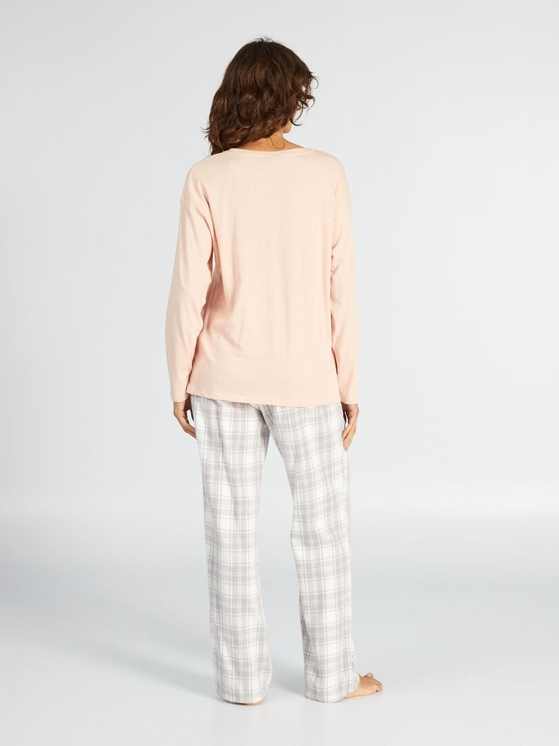 Conjunto de pijama de 2 peças - ROSA