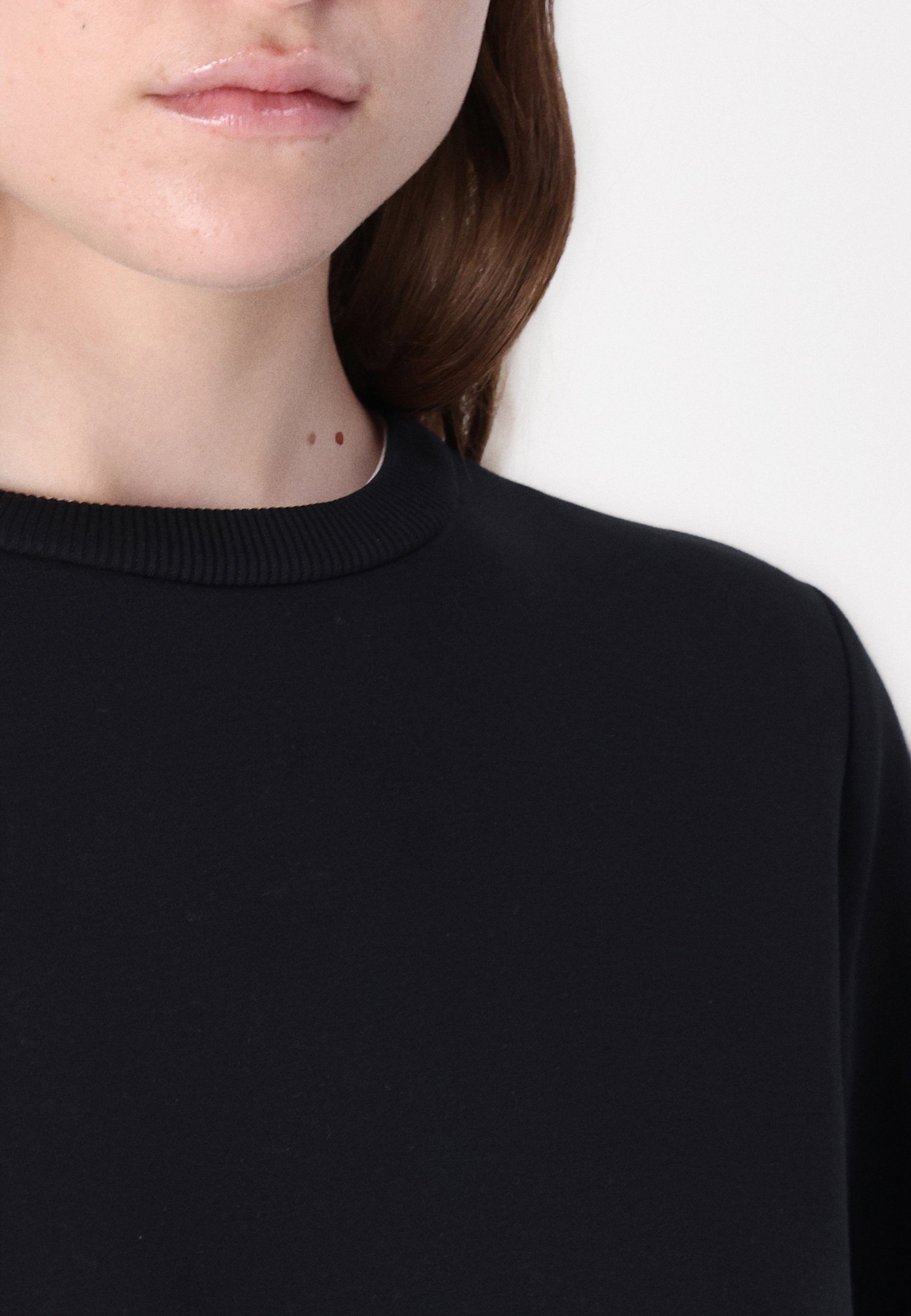 Anna Field MAMA MATERNITY BASIC OVERSIZED 2-PACK - Sweatshirt - echt zwart/grijs