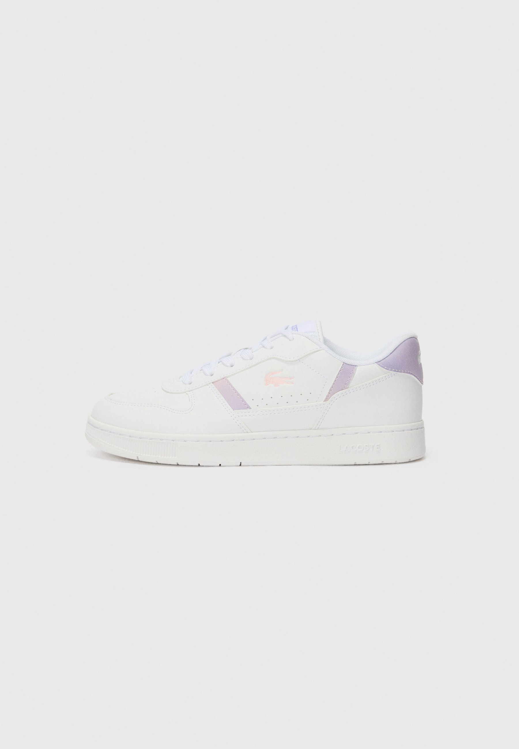 Lacoste T CLIP UNISEX - Športni copati - bela/lila