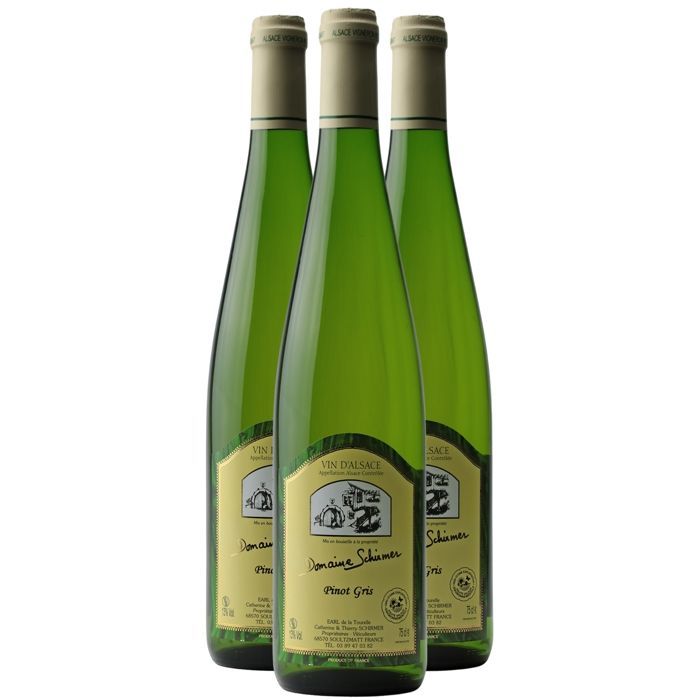 Domaine Schirmer Alsace Pinot Gris 2024 - Alsace White Wine (3x75cl)