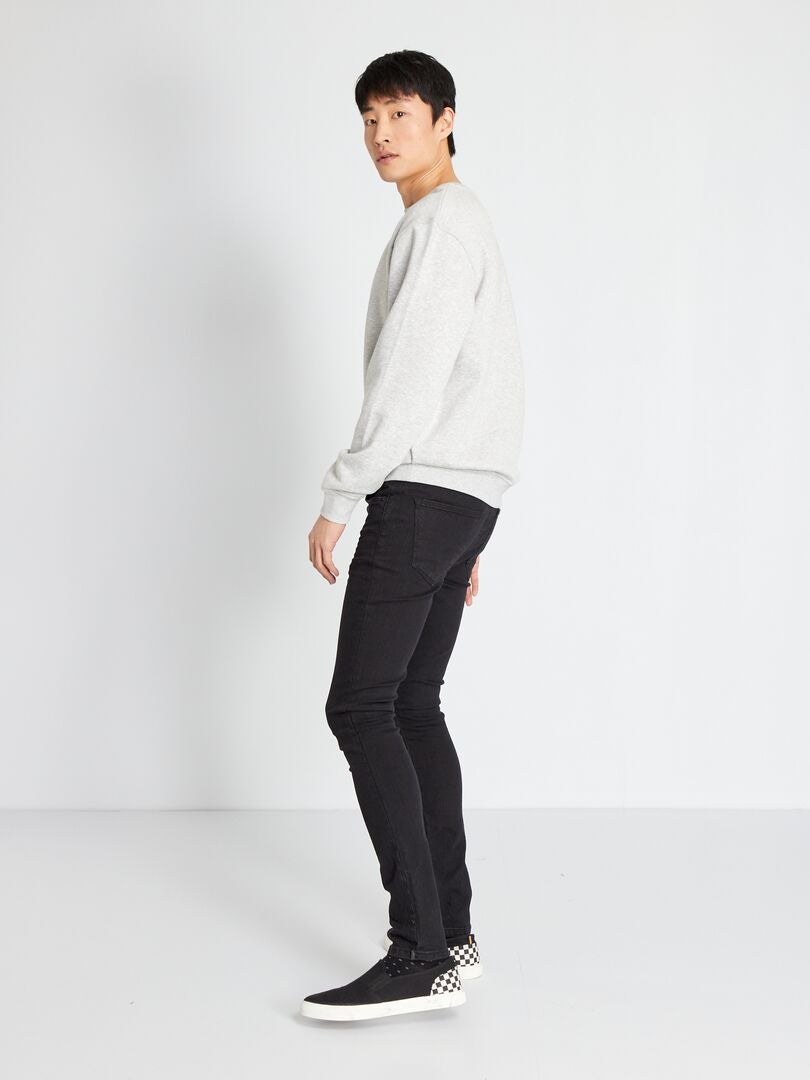 Stretch skinny jeans - 5 zakken - Zwart
