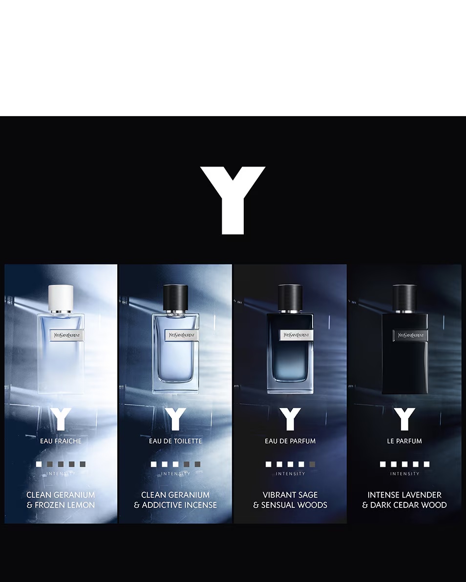 YVES SAINT LAURENT Y EAU DE TOILETTE MANNEN