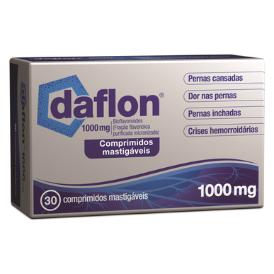 Daflon  Comprimidos Pernas Cansadas Daflon 1000 mg      30 comprimidos 30 comprimidos