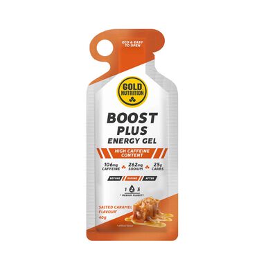 GOLDNUTRITION Boost Plus sós karamellás gél 40 g 40 g