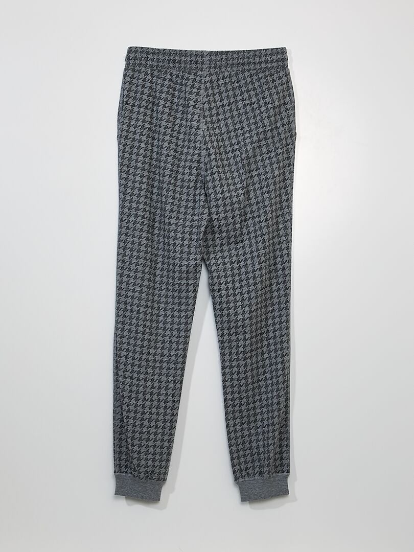 Calça de pijama estampada - CINZA