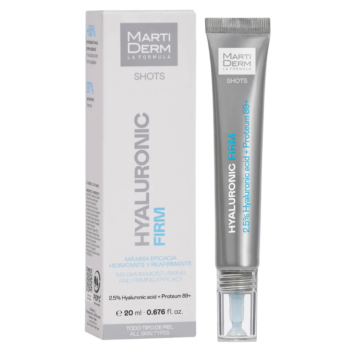 Martiderm Shots Hyaluronic Filler Skoncentrowane serum nawilżające do twarzy 20ml