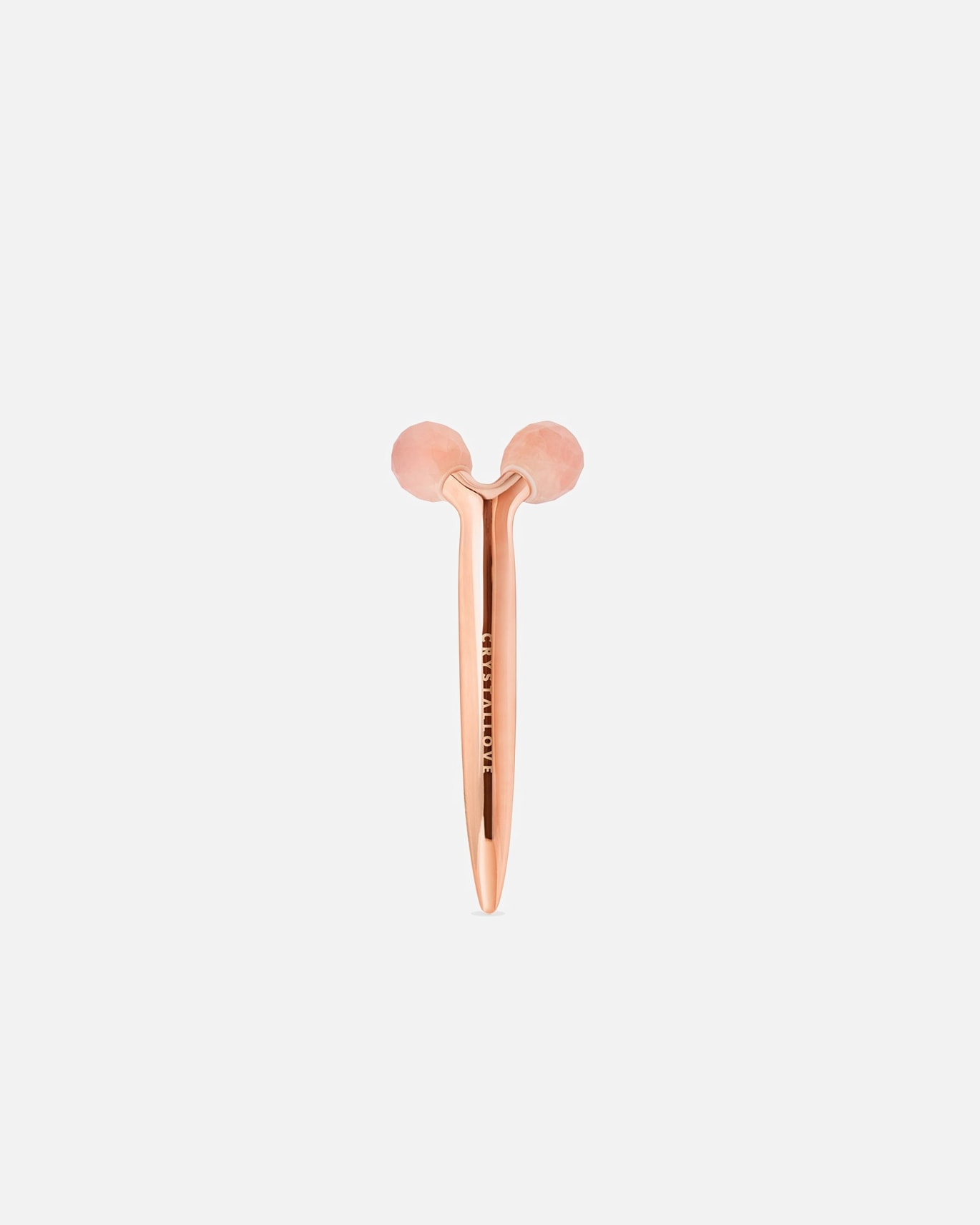 Rullo massaggiatore viso Crystallove 3D Lift in quarzo rosa - 1 pezzo