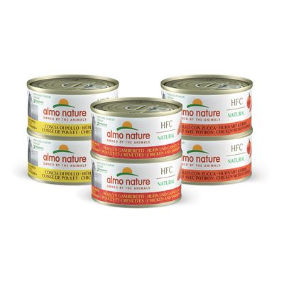 24 x 70 g Almo Nature Nassfutter für Katzen – 20 + 4 gratis!*
