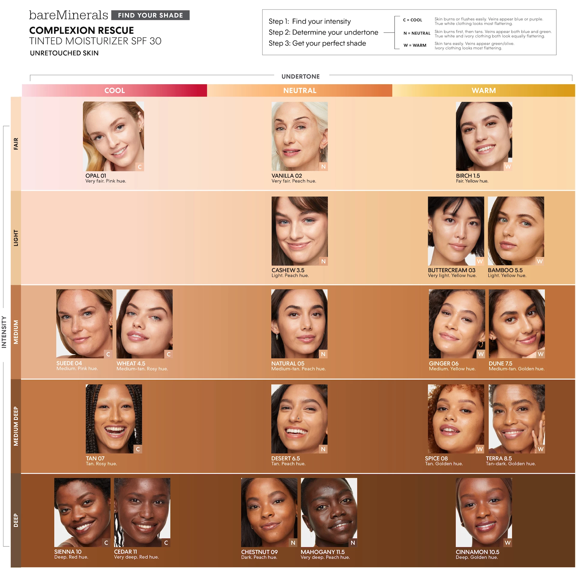 Complexion Rescue tonirana hidratantna krema Mini natural - bareMinerals