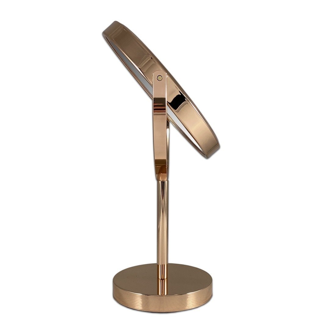 Kozmetičko ogledalo Douglas Accessories, metalno ogledalo – 10x povećanje, 18 cm Ø – 1 komad