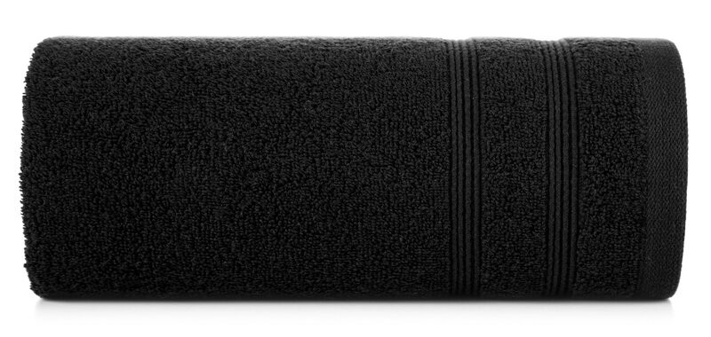 Ręcznik Aline 70x140 czarny 500 g/m2 frotte