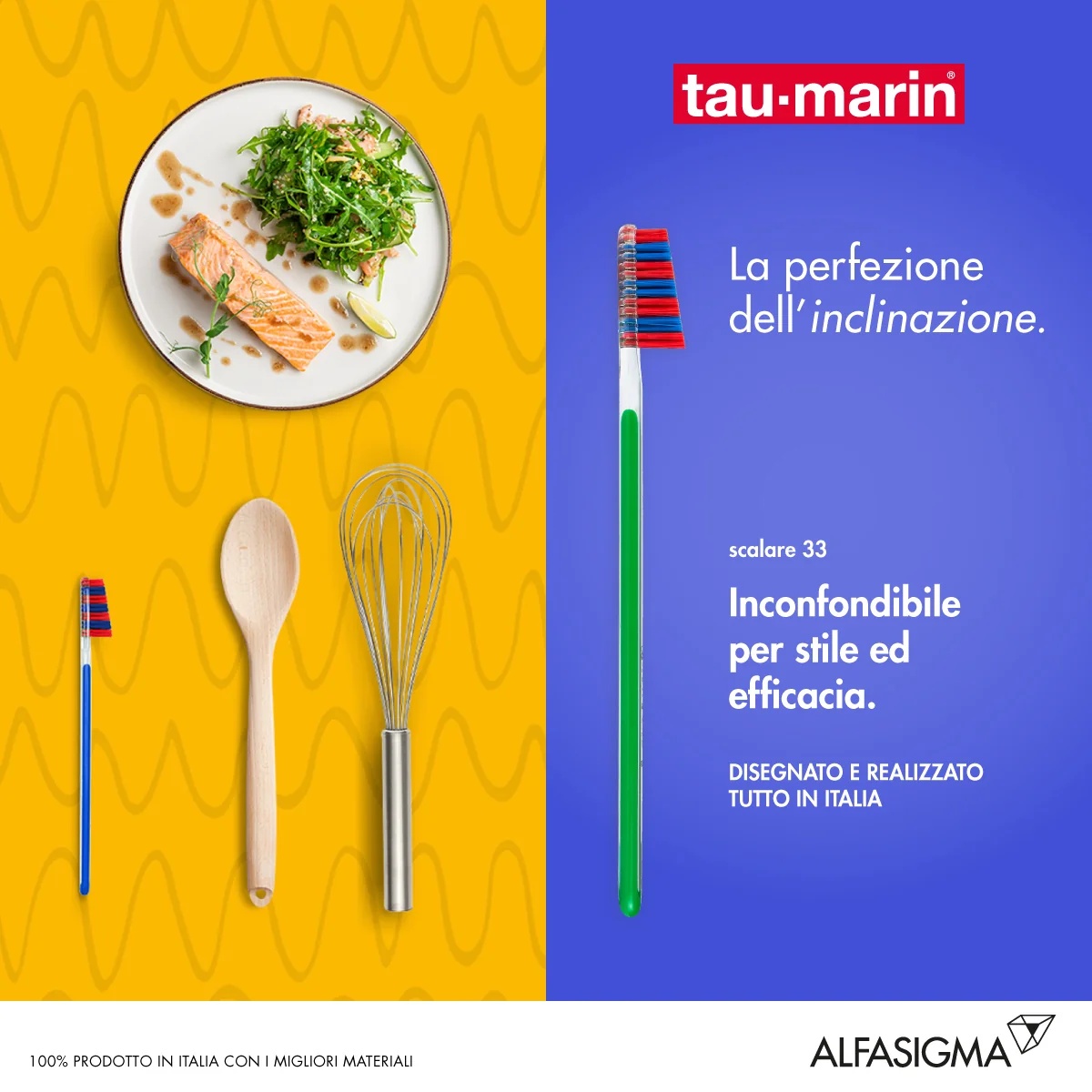 ALFASIGMA TAU MARIN Brosse à dents Taumarine Scal33 Du Antib Brosse à dents à poils durs
