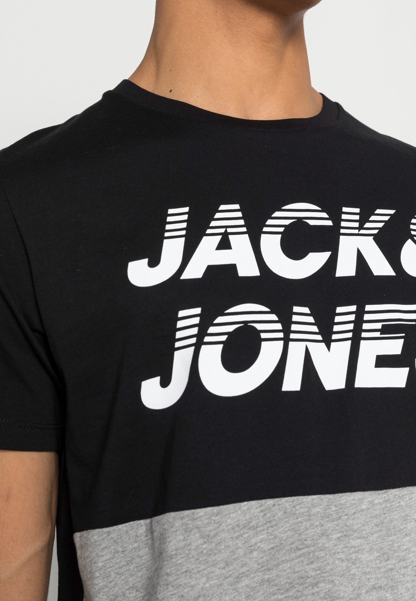 Jack & Jones Print T-Shirt - schwarz