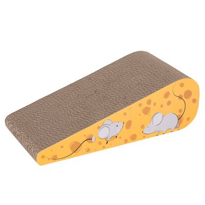 Lustiger Käse-Rubbelblock aus Pappe