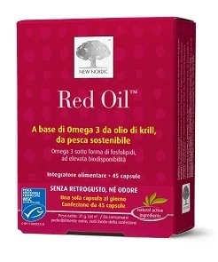 NIEUW voedingssupplement NORDIC Rode Olie 45 capsules